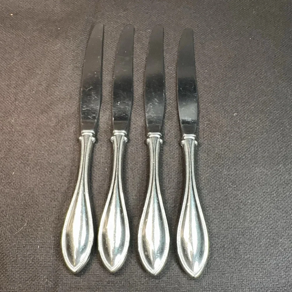 Oneida AMERICAN HARMONY /ARBOR Set of 4 Dinner Knives Stainless Flatware
